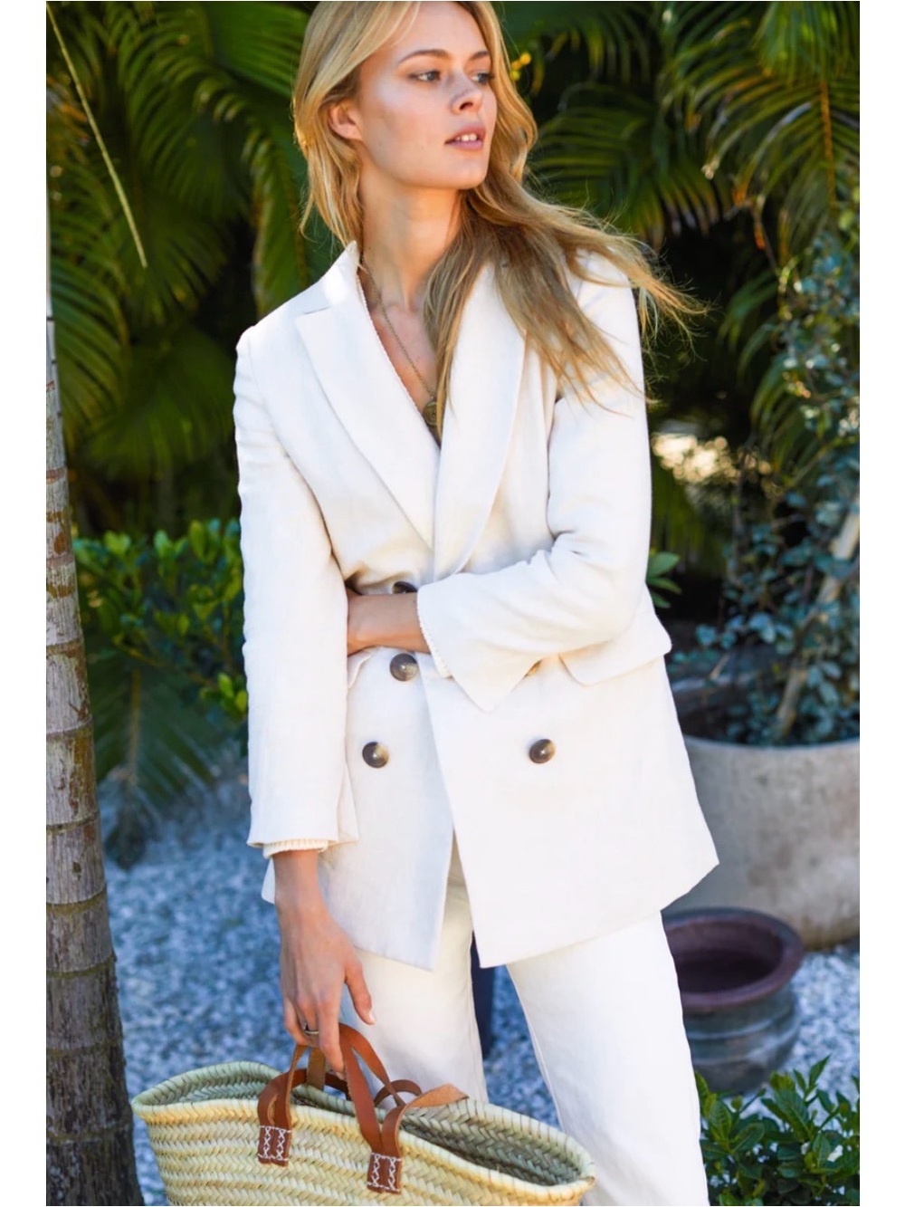 Emerson Fry Lee Linen Blazer (0) NWOT